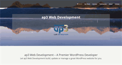 Desktop Screenshot of ap3webdevelopment.com